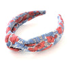 4cm Padded Liberty Knot Band Clementina Blue LB2316