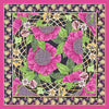 Orla Ermanno Lattice Floral Fuschia OE334-1 90cm