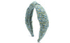 4cm Padded Liberty Knot Band - Pepper T Green - LB2310