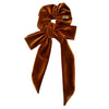 Ruby Willow Consuela Scrunchie with Ties Cognac Velvet SC309