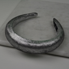 2.5cm Suede padded headband - Silver - SS2012