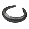 2.5cm Suede padded headband - Silver - SS2012