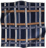 Vissona Interlocking Tile Stripe Navy VS16994 90cm