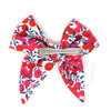 Liberty Girls Bow Clip Wiltshire Berry Red AC1015