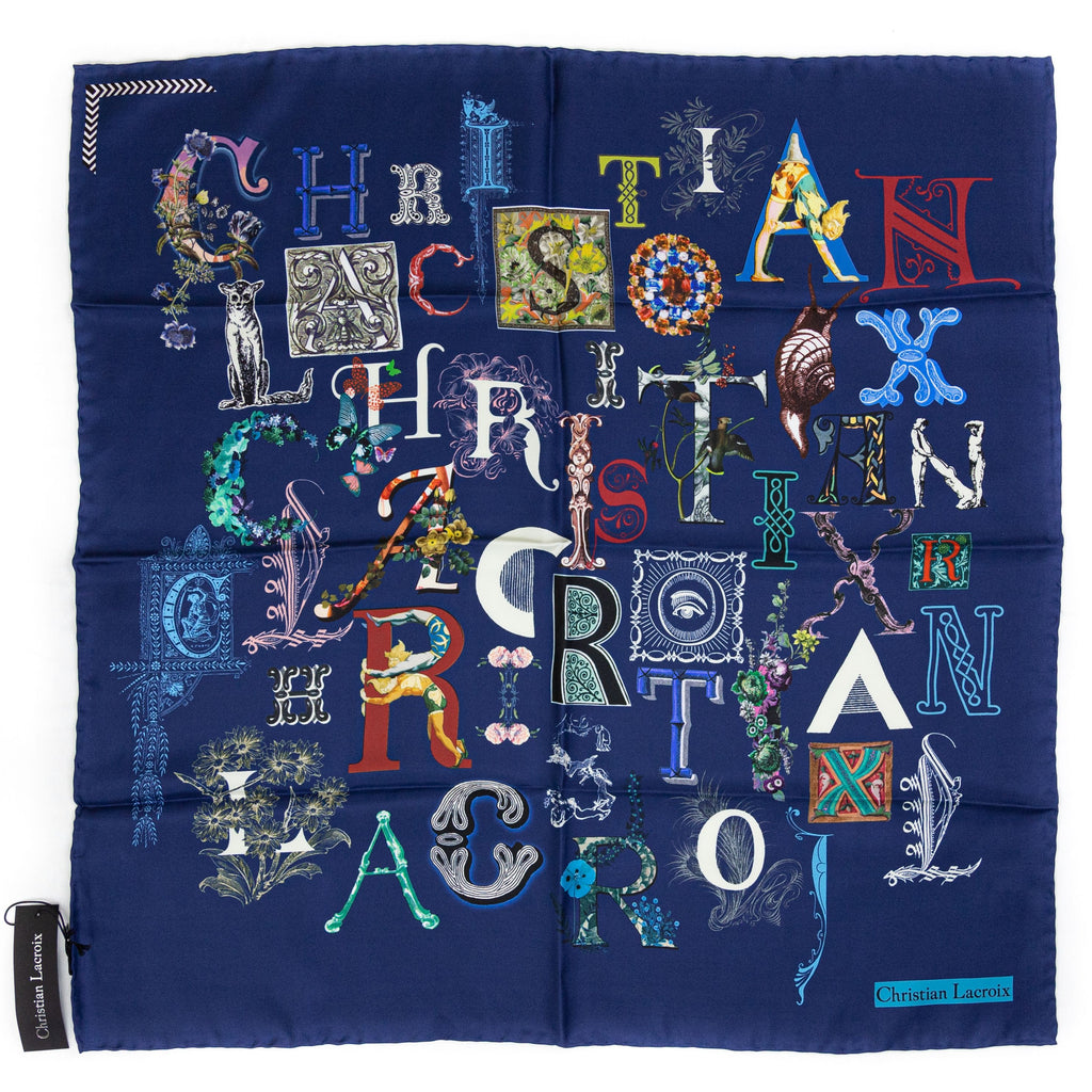 Christian Lacroix Do You Speak Lacroix deep blue CL243-3 70cm